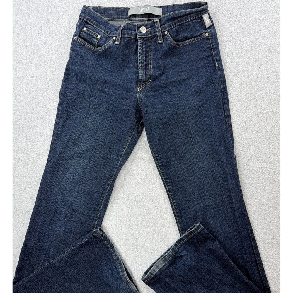 Vintage Versace Jeans Couture Bootcut 90s Y2K Italy Denim Size IT 43 US 6 8 W29